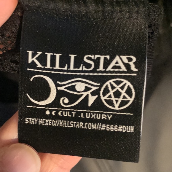 Morte Mistress Top [B] - S / Black gothic top preowned - Picture 6 of 10